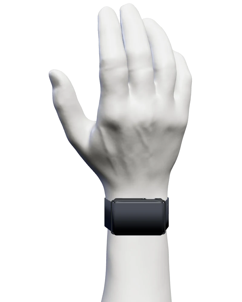 BitwellBand on a raised marble hand